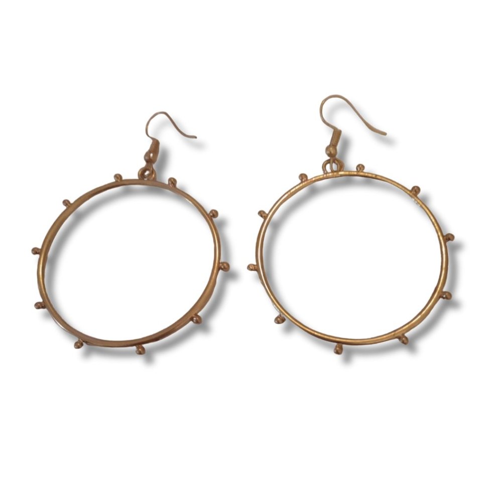 Round Hook Earrings